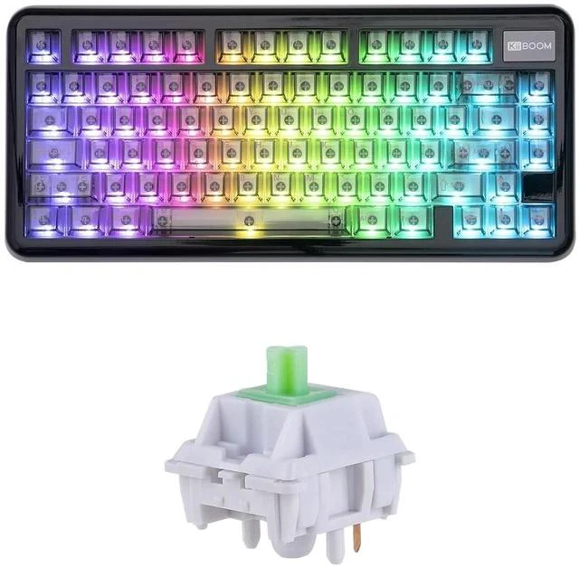 Main image of Phantom81 Lite 75% Gasket Mechanical Keyboard with Flick Linear Mechanical Switch Set