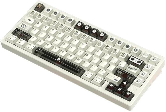 Main image of WOBKEY Rainy 75 RT Rapid Trigger CNC Aluminum Wired Gaming Keyboard, Hall Effect Mechanical Keyboard, Adjustable Actuation, 8K Polling Rate, 0.125ms Latency. (Pro White)