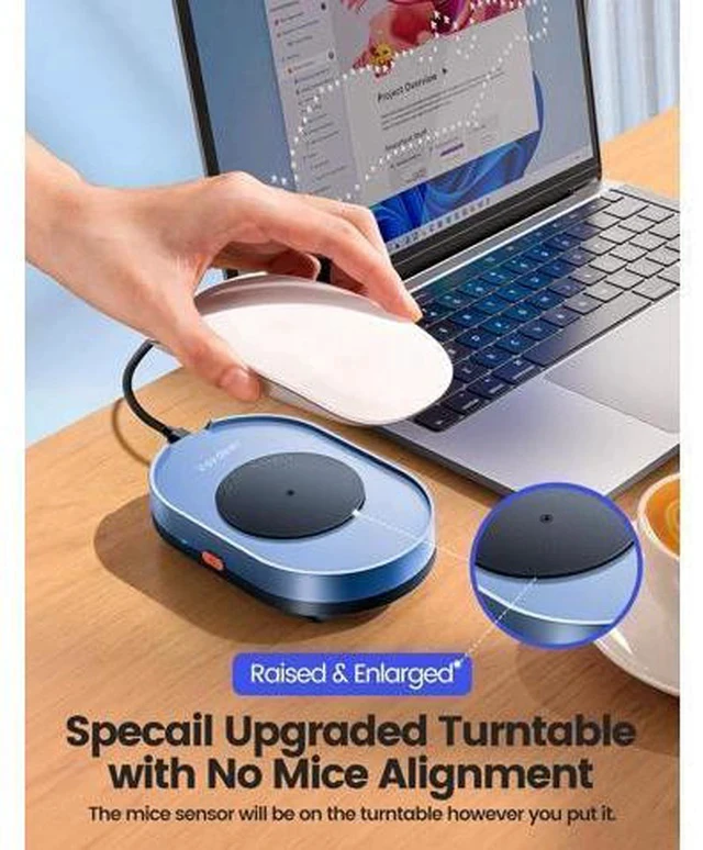 Alt view image 3 of 7 - Undetectable Mouse Mover M4 Mouse Jiggler Device with ON/Off Switch Driver-Free Shaker Wiggler Mouse Movement Simulation for Computer Awakening Gift Ideal for Men/Women
