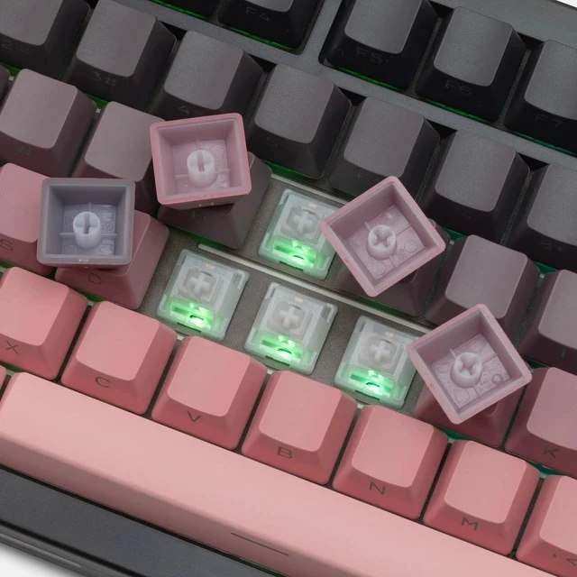 Alt view image 4 of 6 - PMOKEY P75 75% Wireless Mechanical Keyboard, Tri-Mode RGB Gaming Keyboard with Dot-Matrix Display, Aluminum Alloy Body, Volume Knob, Up to 10000mAh Battery (Pro Black)