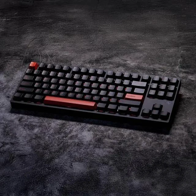 Alt view image 2 of 2 - WOBKEY Crush 80 Reboot CNC Aluminum 5-Second Quick-Release Triple-Mode Connectivity Mechanical Keyboard with Superior Acoustics (Pro Black)