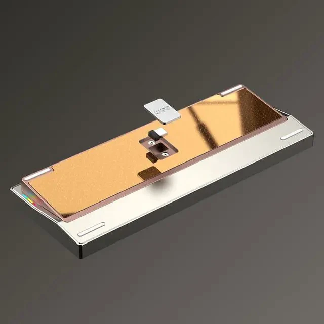 Alt view image 4 of 7 - WOBKEY Crush 80 Reboot CNC Aluminum 5-Second Quick-Release Triple-Mode Connectivity Mechanical Keyboard with Superior Acoustics (Pro Pink)