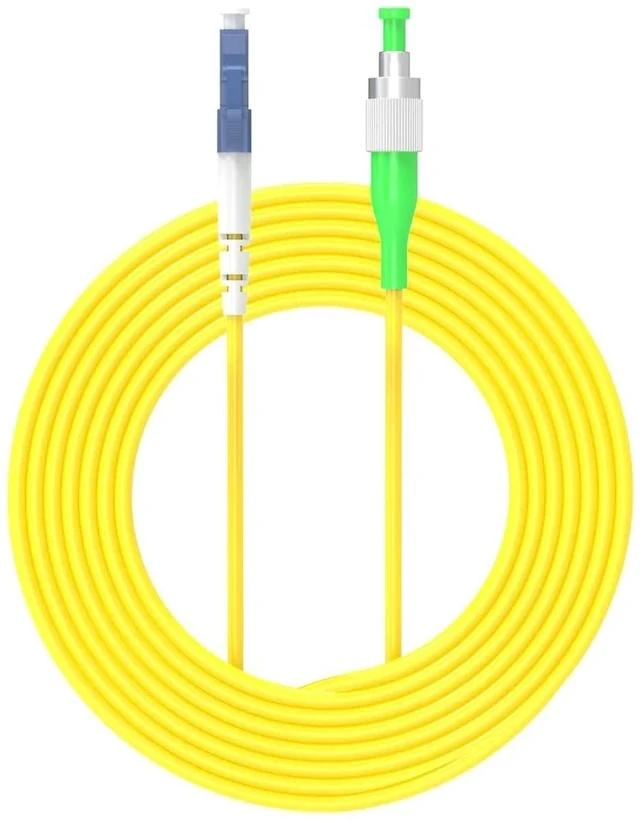 Main image of 50meters 165ft LC/PC to FC/APC Fiber Optic Cable Jumper Optical Patch Cord Simplex Single-Mode 9/125 LC-FC