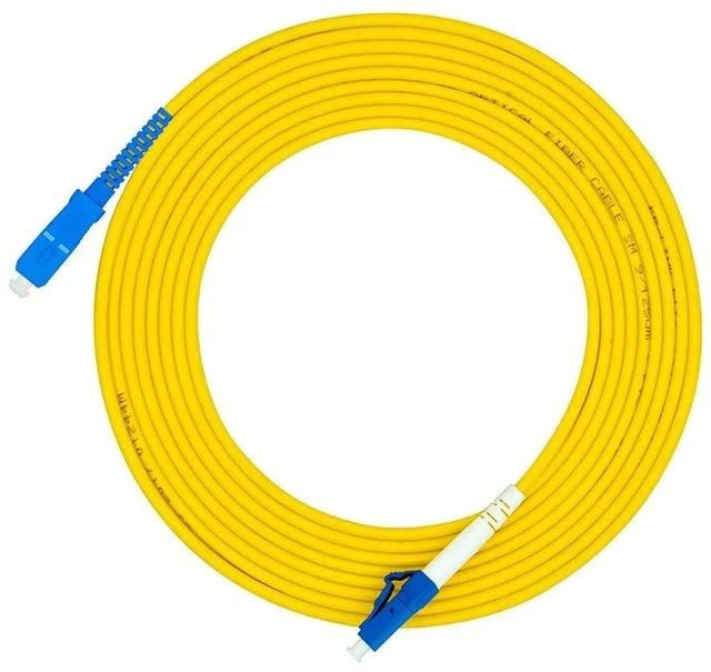 Main image of 30Meters 100ft LC to SC Fiber Optic Cable Jumper Optical Patch Cord Simplex Single-Mode 9/125 LC-SC