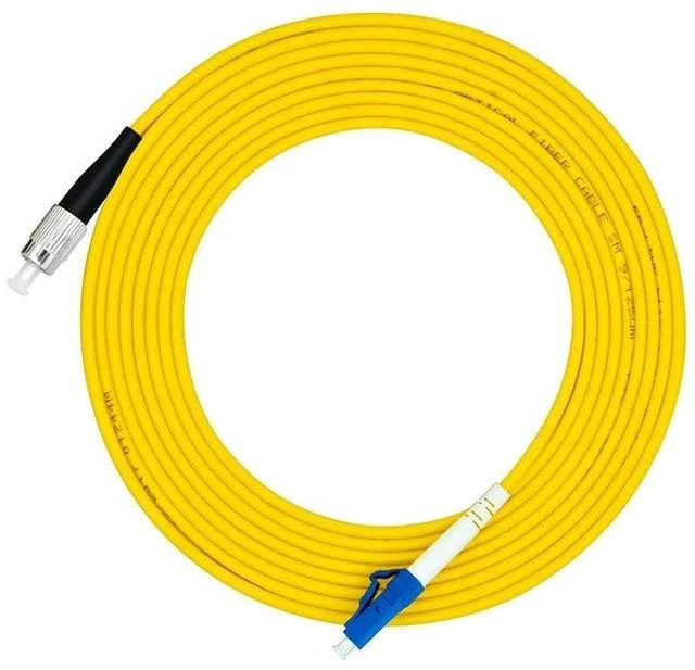 Main image of 50Meters 160ft LC to FC Fiber Optic Cable Jumper Optical Patch Cord Simplex Single-Mode 9/125 LC-FC