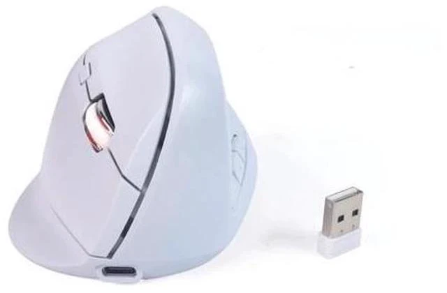 Main image of Bluetooth Mouse,Ergonomic Vertical Mouse Wireless Rechargeable Mice Dual Mode (Bluetooth & USB), Vertical Optical Mice with USB Receiver, 6 Buttons 1600 DPI for Laptop,Computer, Mac, Windows(blue)