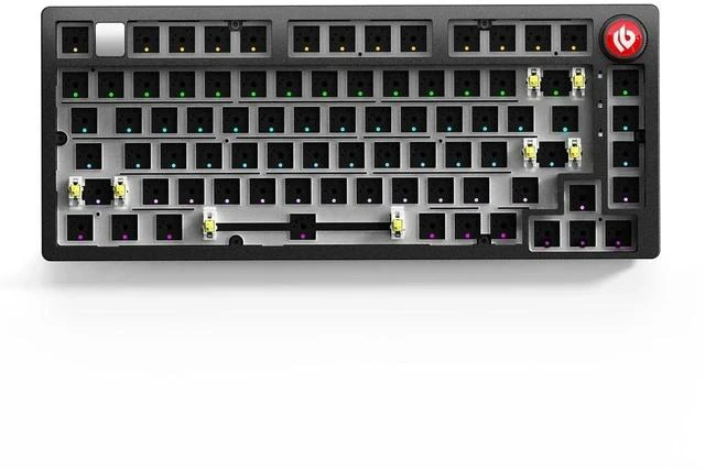 Main image of LEOBOG Hi75C Pro Wireless Mechanical Keyboard Kit Aluminum Alloy Gasket Mount 75% Barebones DIY Ba