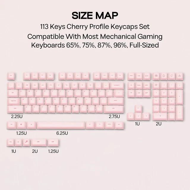 Alt view image 7 of 7 - G84 PRO Wireless Gaming Keyboard with Screen&Knob+AegisSil Keycap Set, Silicone Material