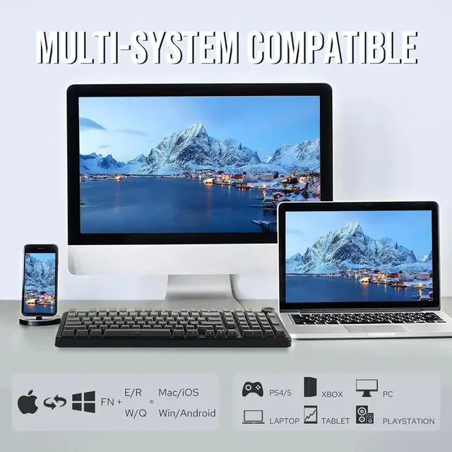 Alt view image 5 of 7 - X Aula F99 PRO Wireless Gaming Keyboard Nimbus Switch+35 Pieces Wisteria V2 Linear 38gf Keyboard Switches Set