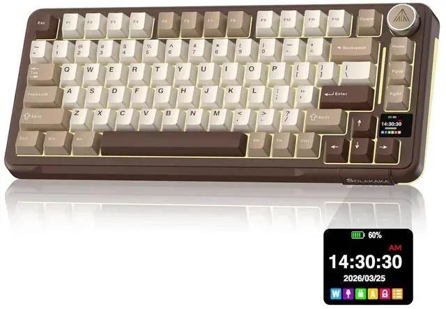 Main image of A75 PRO 75% Wireless Mechanical Keyboard with Screen and Knob, Tri-Mode Hot Swappable Gaming Keyboar