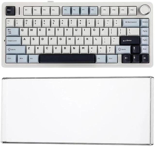 Main image of Aula F75 PRO 75% Gaming Keyboard with KiiBoom Premium Acrylic Transparent Keyboard Dust Cover