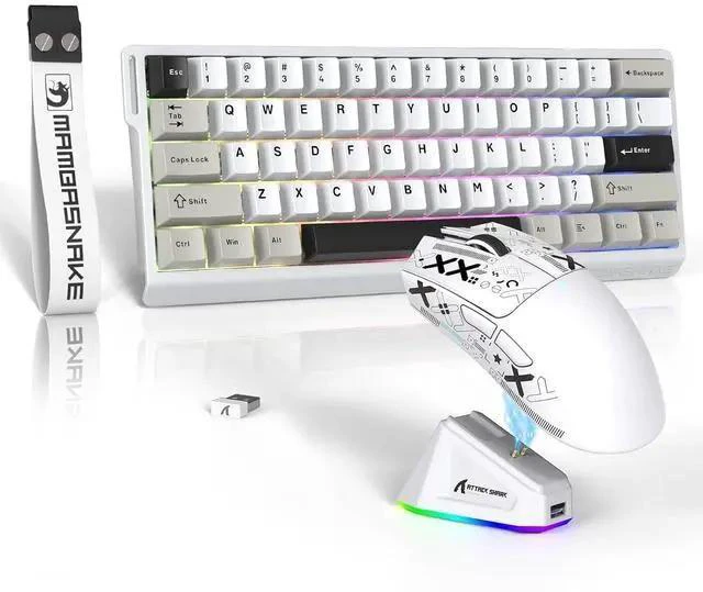 Main image of X11 Mouse and X60 HE Keyboard Wireless Gaming Combo,Magnetic Switch,8K Polling Rate,Hall Effect,Rapi