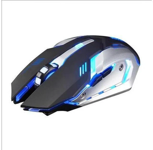 Main image of Professional Ergonomic Gaming Rechargeable X7 Optical Wireless Silent LED Backlit USB 20A Drop Shipping