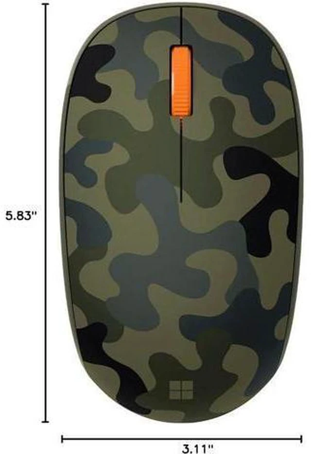 Alt view image 5 of 5 - Bluetooth Mouse - Forest Camo. Compact Comfortable Design Right/Left Hand Use 3-Buttons Wireless Bluetooth Mouse for PC/Laptop/Desktop Works with for Mac/Windows Computers
