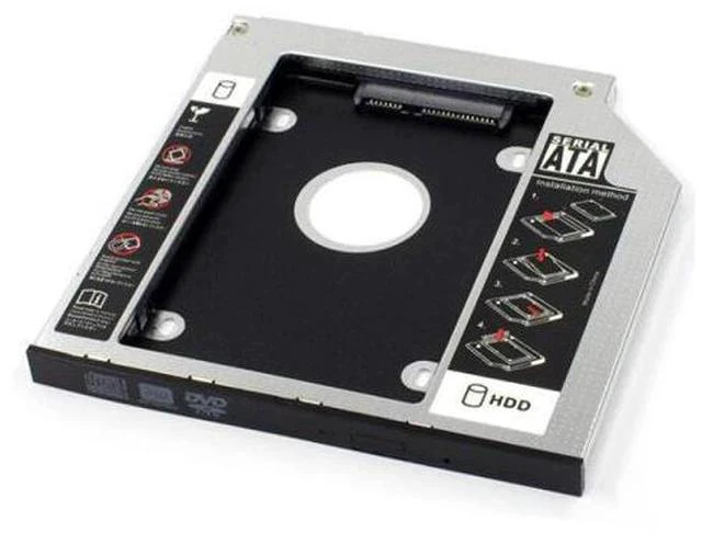 Main image of Optical Drive Bracket External Hard Drive Bracket 12.7/9.5mm Universal SATA 3.0 SSD HDD Hard Drive Enclosure