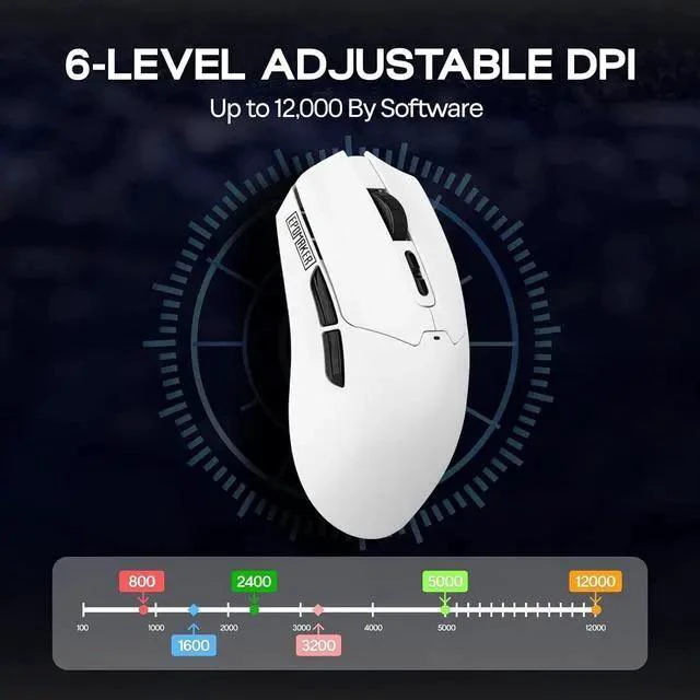 Alt view image 5 of 7 - Click Lite Wireless Gaming Mouse+CloudGel Wrist Rest for Keyboard and Mouse