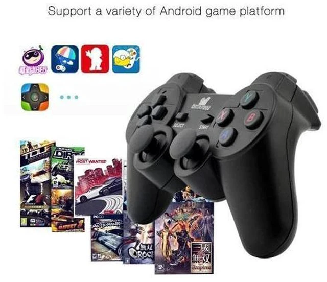 Alt view image 4 of 7 - 2 Players 2.4G Wireless Game Gamepad Controller For Android Smart Phone Joystick For Android TV Box For PC Joysticks