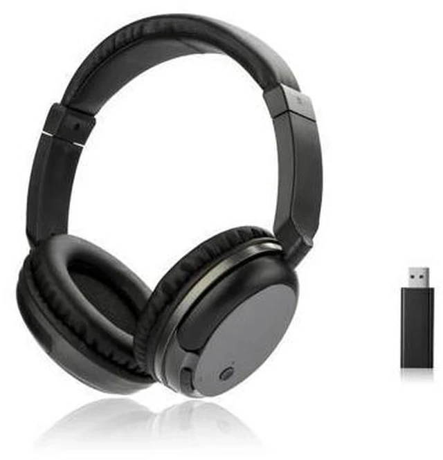 Alt view image 3 of 5 - Wireless TV Headset Headphones Home Theater headset for Computer PC MP3 Music Headphone Support FM Function