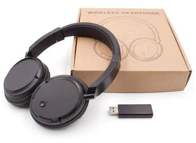 Alt view image 5 of 5 - Wireless TV Headset Headphones Home Theater headset for Computer PC MP3 Music Headphone Support FM Function