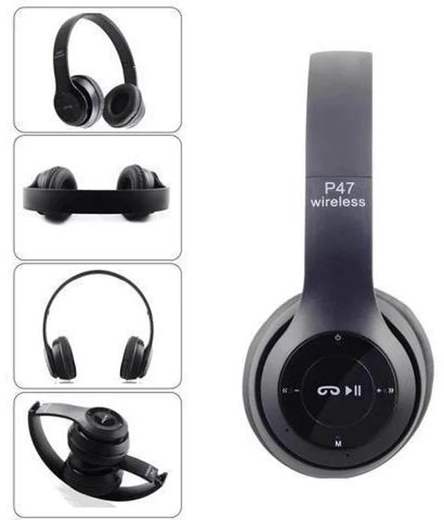 Main image of Blutooth Wireless Headphone Audio Stereo Cordless Headset Auriculares Bluetooth Earphone For Computer Head Phone PC With Mic