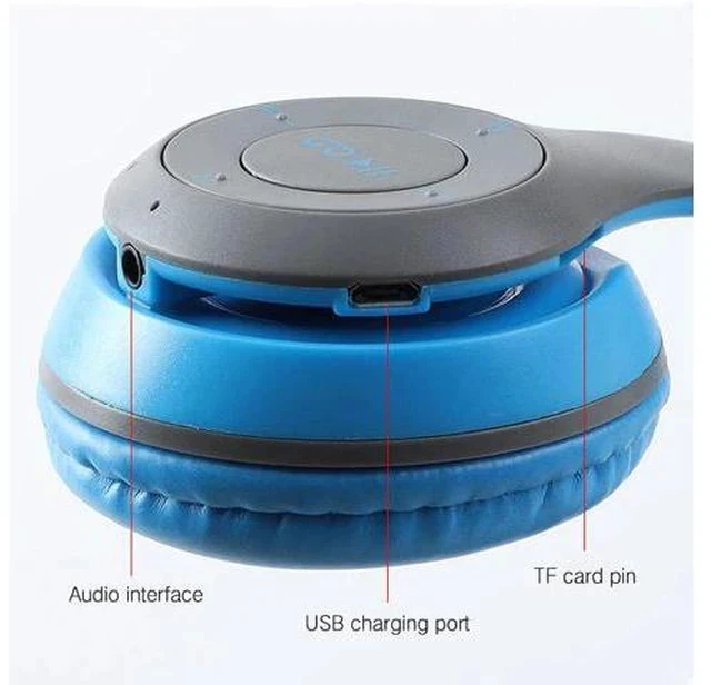 Alt view image 5 of 5 - Blutooth Wireless Headphone Audio Stereo Cordless Headset Auriculares Bluetooth Earphone For Computer Head Phone PC With Mic