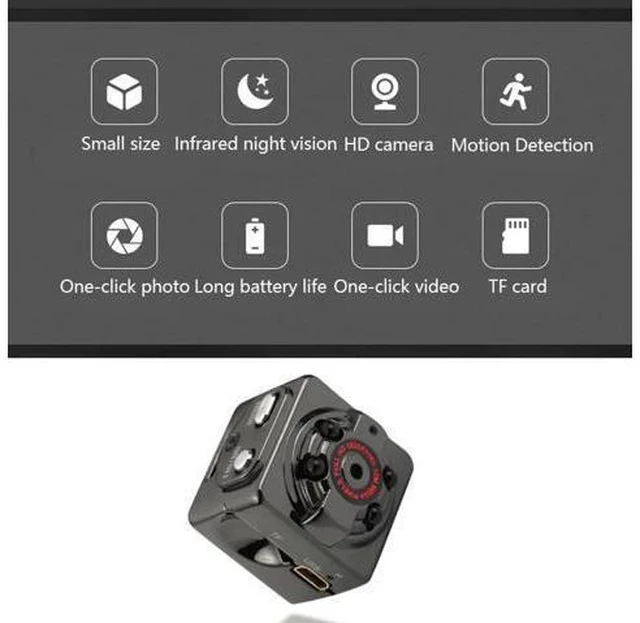 Alt view image 7 of 7 - Mini Camera Sport DV Camera HD1080P Ip Video Cam Night Vision Wireless Body DVR DV Tiny Minicamera Microchamber