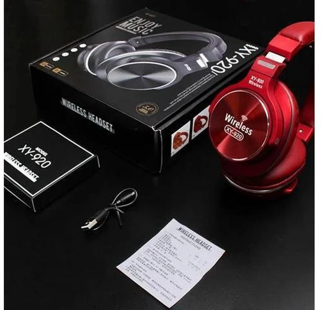 Alt view image 5 of 7 - Ho Wireless Headphones Gaming Headset Stereo foldable Sport Earphone Microphone Gaming Cordless Auriculares Audifonos