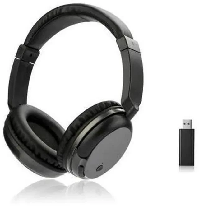 Main image of Wireless Headset For TV PC Computer MP3 TV Rechargeable Over-Ear Headset Support FM Function With USB Transmitter