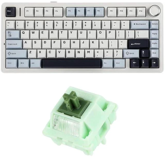 Main image of Aula F75 PRO 75% Gaming Keyboard with 70 Pieces Matcha Latte V2 Linear Switches