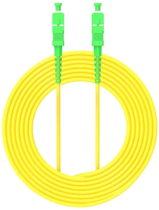 Main image of 50meters 165ft SC/APC to SC/APC Fiber Optic Cable Jumper Optical Patch Cord Simplex Single-Mode 9/125 SC-SC