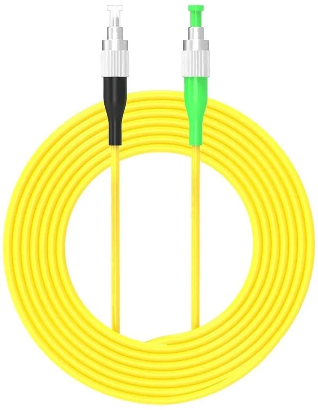 Main image of 15Meters 50ft FC/PC to FC/APC Fiber Optic Cable Jumper Optical Patch Cord Simplex Single-Mode 9/125 FC-FC