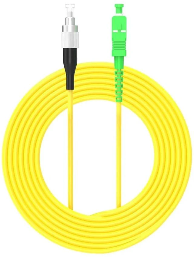Main image of 20meter 65ft SC/APC to FC/PC Fiber Optic Cable Jumper Optical Patch Cord Simplex Single-Mode 9/125 SC-FC