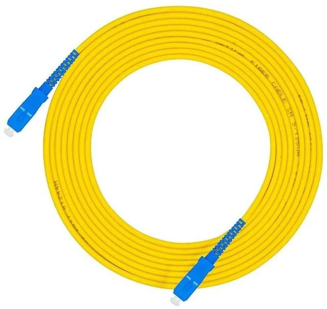Main image of 50Meters 160ft SC to SC Fiber Optic Cable Jumper Optical Patch Cord Simplex Single-Mode 9/125 SC-SC