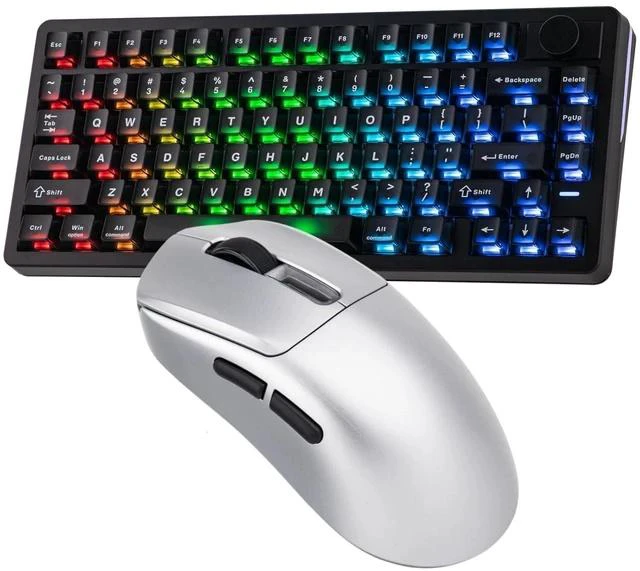 Main image of HE75 V2 Hall Effect Gaming Keyboard+NEX Pro Wireless Gaming Mouse with RGB Charging Dock