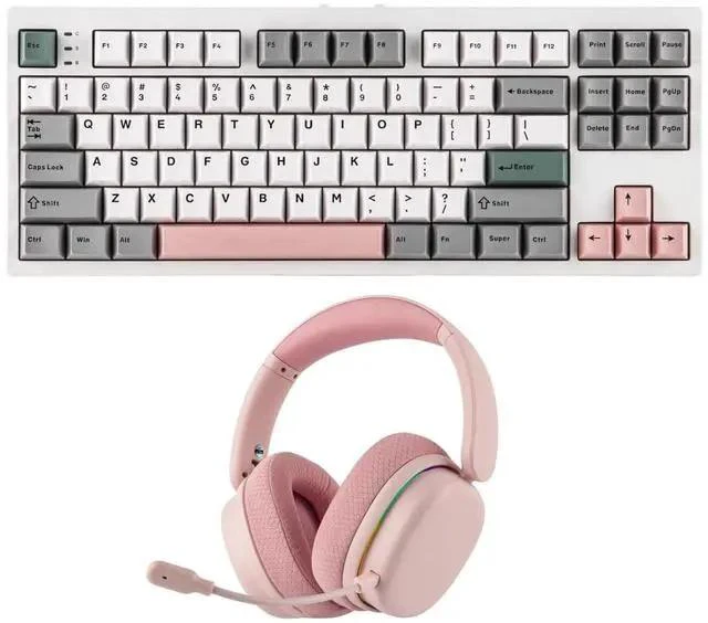 Main image of TH87 Wireless Mechanical Keyboard with 10000mAh Battery+G7 Pro Wireless Gaming Headset