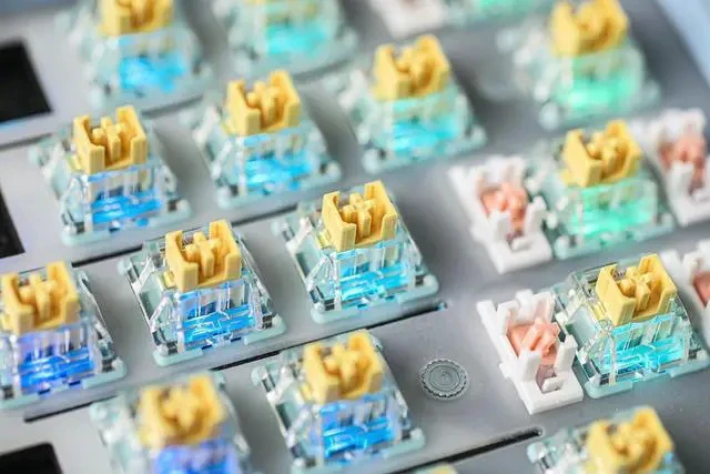 Alt view image 7 of 7 - x Aula F99 Wireless Mechanical Keyboard + 35 pcs Sea Salt Silent Mechanical Switch