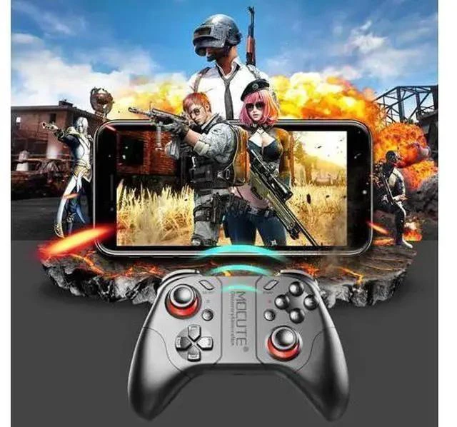 Alt view image 2 of 7 - 053 Bluetooth Gamepad or PUBG Android Joystick PC Wireless Controller Remote VR Game Pad for PC Smart Phone