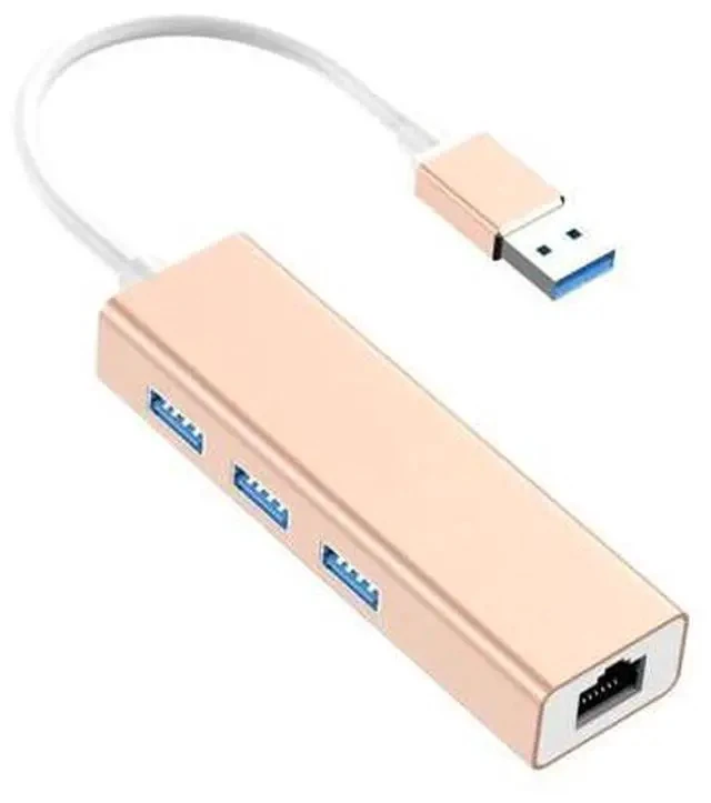 Alt view image 3 of 7 - 4 in 1 Multi USB Hub 3 0 For Laptop PC Computer Accessories Adaptador USB Port Splitter To RJ45 USB 3.0 Hub Adapter Charger