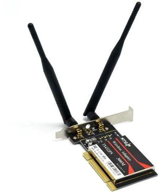 Alt view image 6 of 7 - for Broadcom BCM43224 802.11n 300Mbps Wireless Wi-Fi Card Desktop PCI WiFi Adapter Network Adapter for MAC/Windows 7/8/10