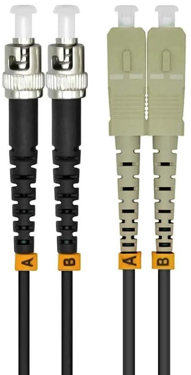 Alt view image 2 of 2 - 75m SC to ST 10G OM3 Outdoor Armored Duplex 50/125 Fiber Optic Cable Jumper Optical Patch Cord Multimode 75meters 245ft SC-ST