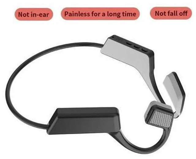 Alt view image 3 of 7 - Bone Conduction Earphone Bluetooth Wireless Headphones terproof Sport Earbud Gaming Headset For iphone Phone