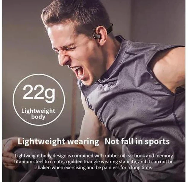 Alt view image 5 of 7 - Bone Conduction Earphone Bluetooth Wireless Headphones terproof Sport Earbud Gaming Headset For iphone Phone