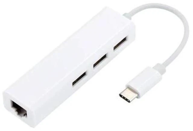 Main image of 2021 NEW USB 3.1 HUB Type C to USB Splitter RJ45 Ethernet Lan Adapter Hub Thunderbolt 3 USB-C Dock Adapter For Macbook PC