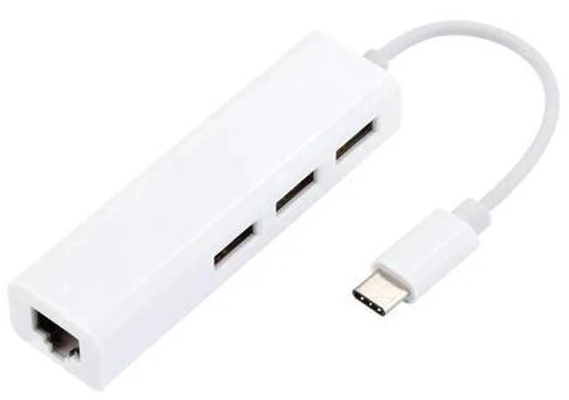 Alt view image 5 of 7 - 2021 NEW USB 3.1 HUB Type C to USB Splitter RJ45 Ethernet Lan Adapter Hub Thunderbolt 3 USB-C Dock Adapter For Macbook PC