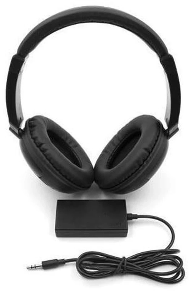 Alt view image 6 of 7 - Wireless Headphones 3.5mm Wired Headsets Over-Ear Music Earphones AUX Transmitter w/ Mic Radio for TV PC Phones MP3 Player