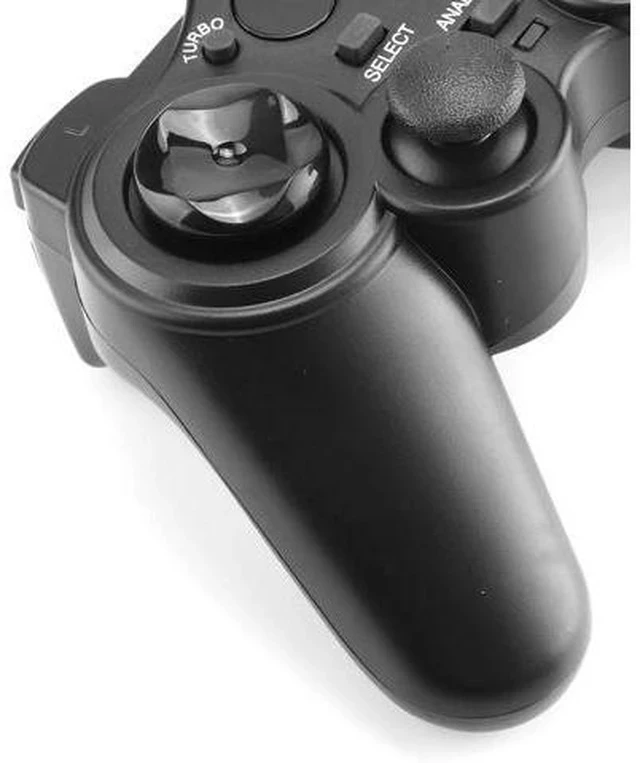 Alt view image 4 of 7 - Gamepad USB Game Controller Gaming Joypad Joystick Control for PC Computer Laptop Win7/8/10/XP/Vista Black Game Console