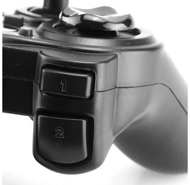 Alt view image 5 of 7 - Gamepad USB Game Controller Gaming Joypad Joystick Control for PC Computer Laptop Win7/8/10/XP/Vista Black Game Console