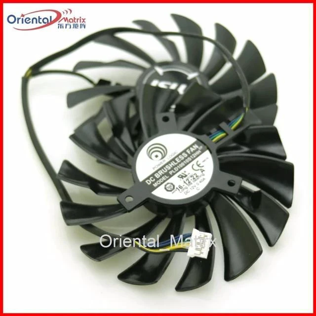 Main image of 2pcs/lot PLD10010S12HH DC12V 0.40A 95mm VGA Fan 4Pin For MSI GTX1060 GTX1070 Graphics Card Fan