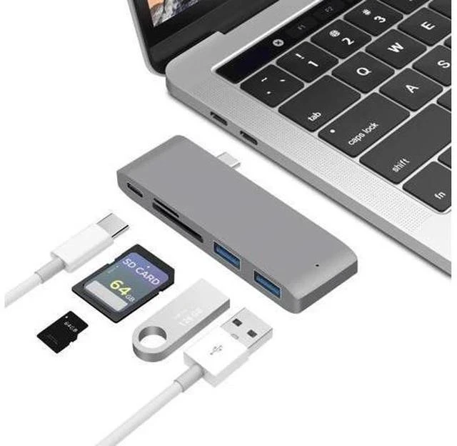 Main image of 5 in1 USB C Hub Multiports USB Adapter for Macbook Pro Type C to USB3.0 SD TF Card Reader Adapter for 13/15inch MacBook Pro 2016