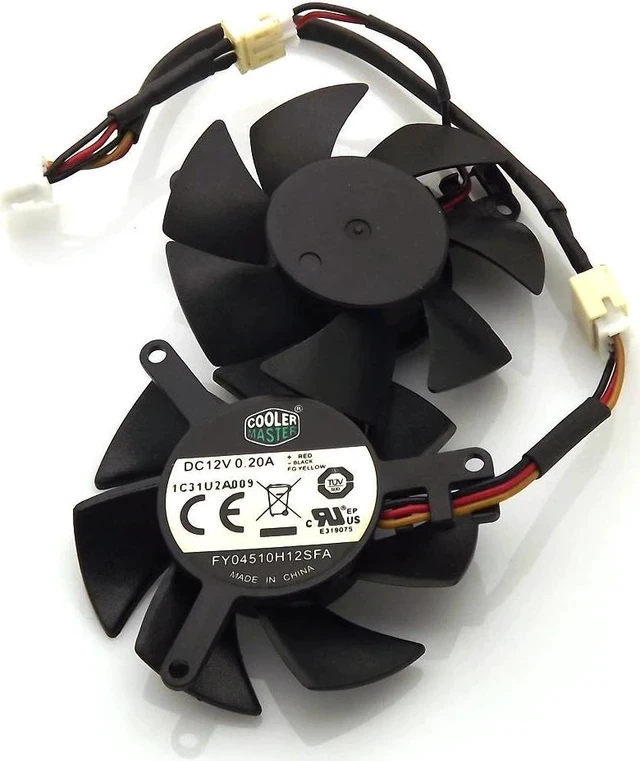 Alt view image 2 of 3 - FY04510H12SAA 12V 0.2A 4Pin 3Wire 45mm 39*39*39mm For MSI R6450 6570 6670 Graphics / Video Card Cooler Cooling Fan